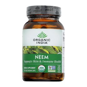 Organic India Usa Whole Herb Supplement, Neem - 1 Each - 90 Vcap