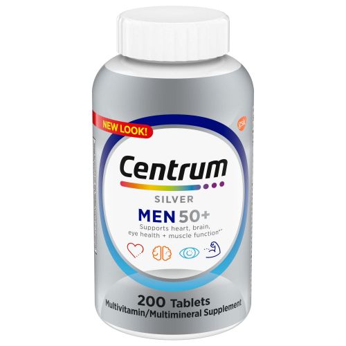 Centrum Silver Multivitamin for Men; Multivitamin/Multimineral Supplement; 200 Count Centrum Silver Multivitamin for Men; Multivitamin/Multimineral Supplement; 200 Count