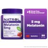 NatrolÂ® Melatonin Gummies, Sleep Support for Adults, Strawberry Flavor, 5mg, 90 Count