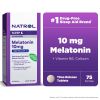 NatrolÂ® Sleep Advanced Melatonin Time Release Tablets, Nighttime Sleep Aid, 10mg, 75 Count